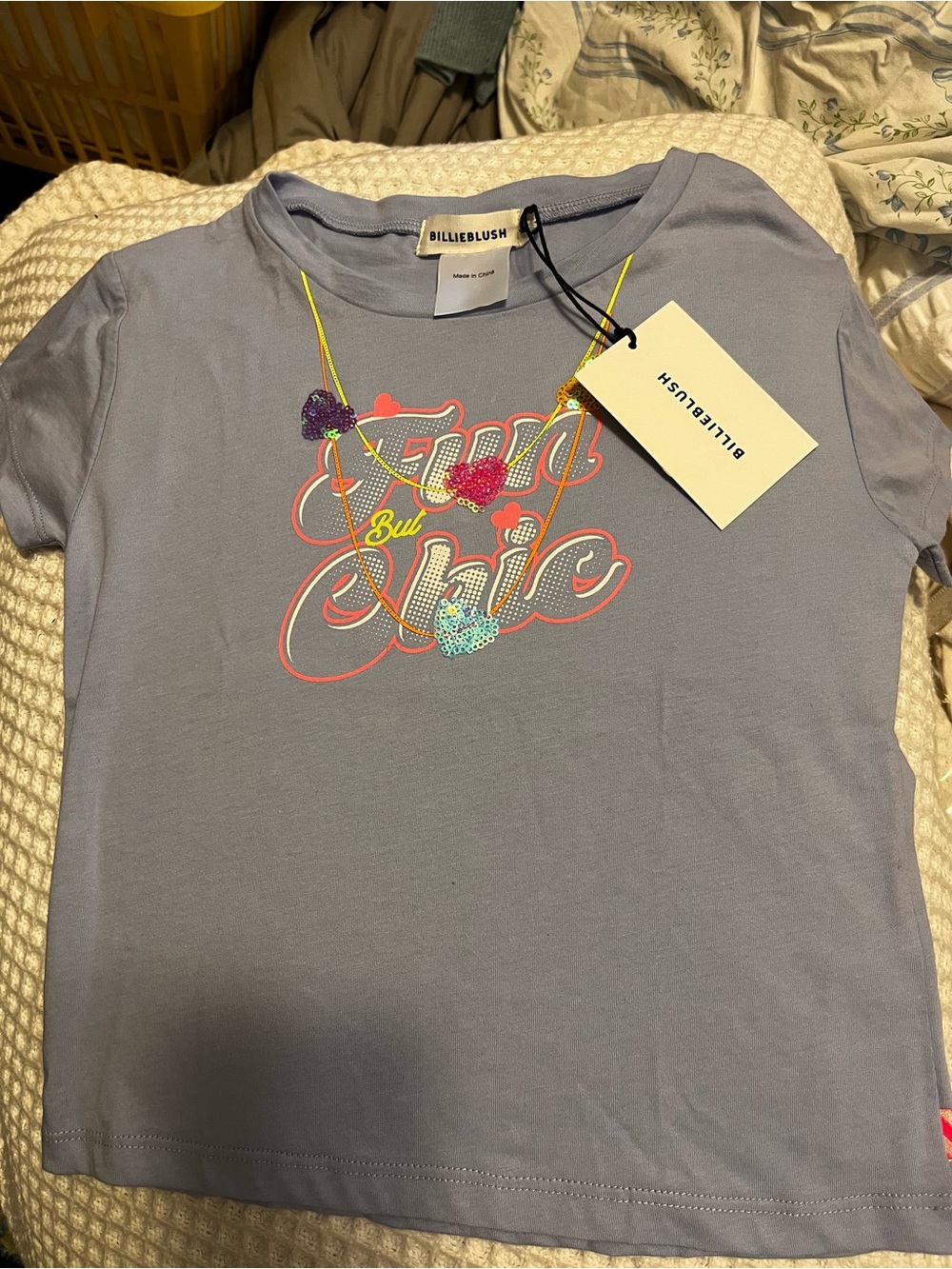 NWT BillieBlush Girls Tee
